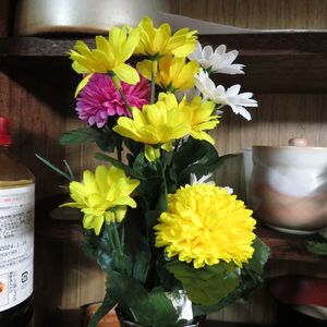 小菊,ポンポンマム,仏花,造花,風水の画像