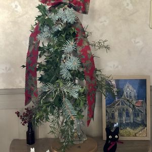 ローズマリー,柊（ひいらぎ）,クリスマス,針葉樹,クリスマスアレンジの画像