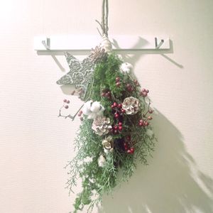 クリスマス,スワッグ,池坊,自由花,エントランスの画像