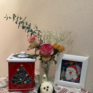 クリスマスツリー,クリスマスアレンジ,かすみ草。,可憐な花,今日のお花の画像