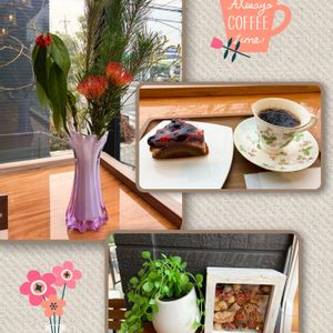 カフェ,造花,花のある空間の画像