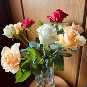 バラ,切り花,花瓶,癒し,花のある暮らしの画像