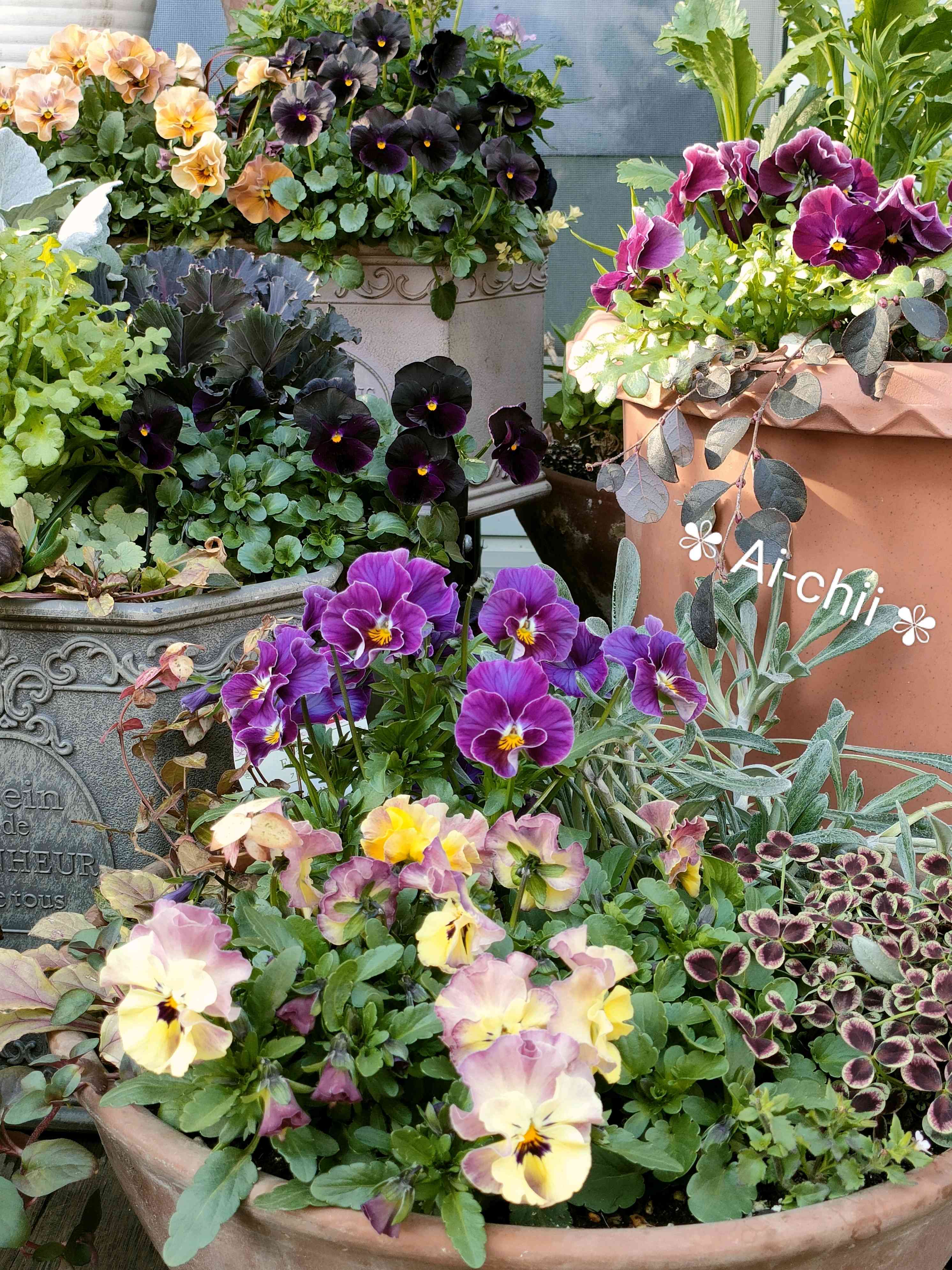 リメイク鉢ガーデンピック男前インテリア多肉BROOKLYNハンドメイド