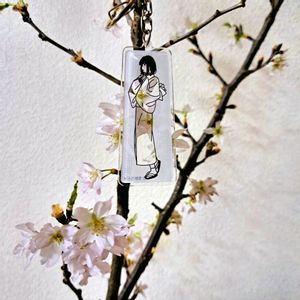 啓翁桜,花瓶の花,お散歩ちゃんキーホルダーの画像