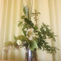 クリスマスローズ,トクサ,生け花の画像