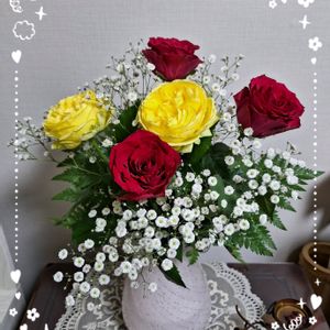 バラドライフラワー,バラの花束,切り花,今日のお花,ばら 薔薇 バラの画像