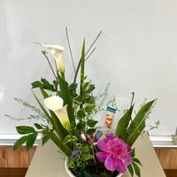フラワーアレンジメント,花のある暮らしの画像