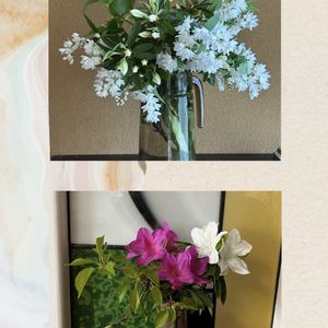友人宅,花瓶の花,ウェルカムフラワー,おもてなしの花,玄関内側の画像