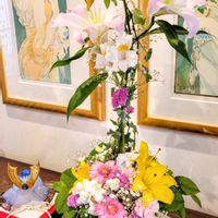 ユリ,ビバーチェ,フラワーアレンジメント,ピンクの花,ピンク❤︎ピンクの画像