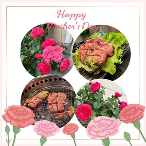 母の日,お花大好き♡,復興祈願,焼肉,ばら バラ 薔薇の画像
