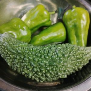 ゴーヤ,ピーマン,ガーデニング,ネコ好き,プランター野菜の画像