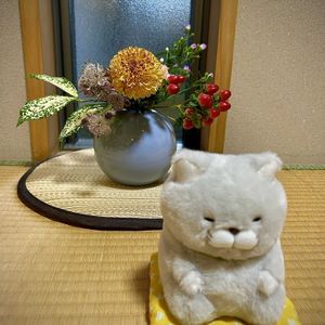 ビオラ,花瓶,お花屋さん,地元,11月の画像