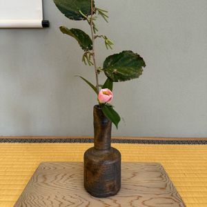 ツバキ,ハシバミ,西王母,生け花,季節の花の画像