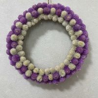 ドライフラワー リース,千日紅リース,栗の渋皮煮,クリスマス月間,愛の花♡の画像