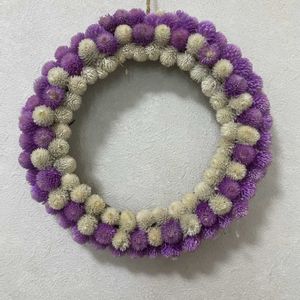 ドライフラワー リース,千日紅リース,栗の渋皮煮,クリスマス月間,愛の花♡の画像