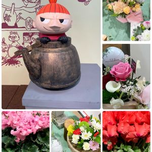 シクラメン,フラワーアレンジメント,花束,お花屋さん,ありがとう♡の画像