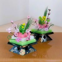 ナデシコ,ハナモモ,モモ,菜の花,ムギの画像