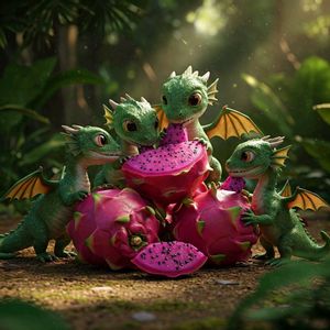 ドラゴンフルーツ,クリスマスツリー,AI画像生成,アガベ運搬,植物も車も好きの画像