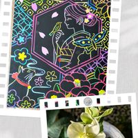 ミヤコワスレ,プリムラポリアンサ,切手,クリスマスローズニゲル,クリスマスローズスノーダンスの画像