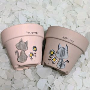 アガベ,猫ちゃんの後ろ姿,寄せ植え,多肉植物,リメ缶の画像