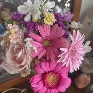 ガーベラ,かわいい,花のある暮らし,ピアノ発表会,小さな花束の画像