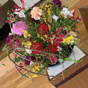 ダリア,いけばな,花束,季節の花,イベントの画像