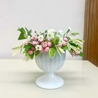スペアミント,ハクロニシキ,ハナカイドウ,ナツシロギク,花のある暮らしの画像