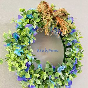 造花のユーカリ,造花のアジサイ,ユーカリリース,造花,アジサイリースの画像