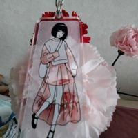 カーネーション,乙女ピンク,お散歩ちゃんキーホルダー,大人の着せ替え人形*,お散歩は季節をまとっての画像