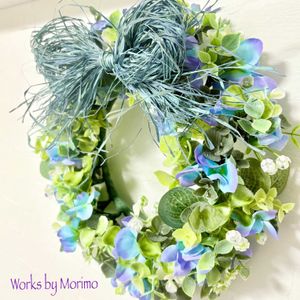 造花のユーカリ,造花のユーカリ,造花のアジサイ,造花のアジサイ,造花の画像