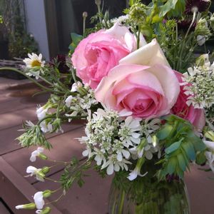 ピエールドゥロンサール,ガーデニング,ナチュラルガーデン,マイガーデン,花束の画像