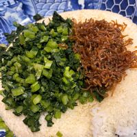 ほうれん草,ぬた,お焦げご飯,大根葉、塩もみ,ちりめん佃煮の画像