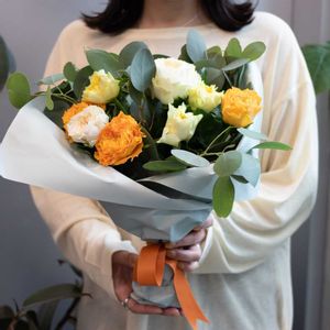 薔薇,ブーケ,花束,ローズ,花のある暮らしの画像