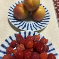 アンズ,ラズベリー,庭の画像