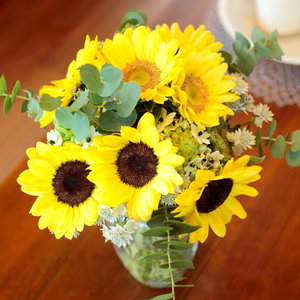 ヒマワリ,ギフト,父の日,花のある暮らし,フラワーギフトの画像