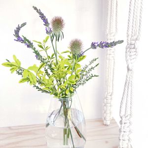 カルーナ,ラベンダー グロッソ,スカビオサ チリブラック,ヒマラヤソケイ  イエローバタフライ,切り花の画像