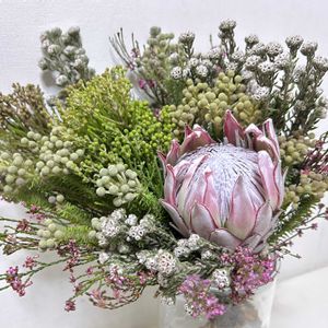プロテア,花束,ワイルドフラワー,no green no life,植物のある暮らしの画像