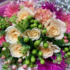 花束,仕事,退職祝いの画像