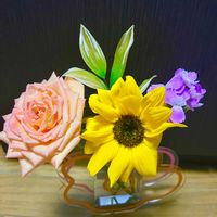 アレンジ,花言葉,花のある暮らし,黄色の花,元気もらえるの画像