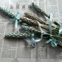 ラベンダー,手作り,ラベンダースティック,今日の庭から,ラベンダーバンドルズの画像