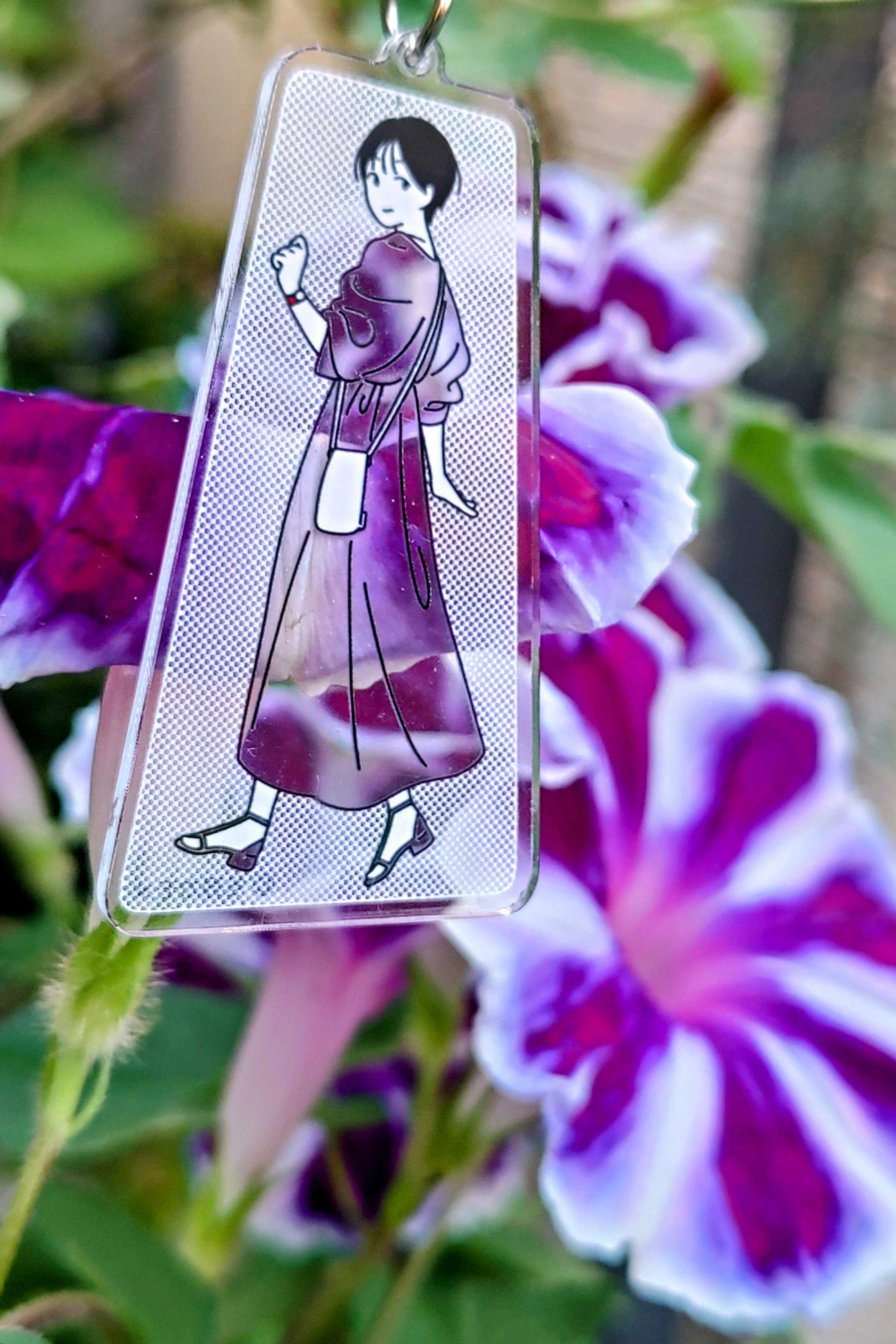 No.665 曜白朝顔富士の紫、開花記録①｜🍀GreenSnap（グリーン