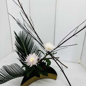 ソテツ,生け花,日本,オリジナル,和室の画像