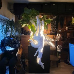 フィカス アフリカンプリンス,流木,インテリアグリーン,大型観葉植物,流木アレンジの画像