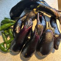ナス,ピー太郎,収穫物,夏野菜,市民農園の画像