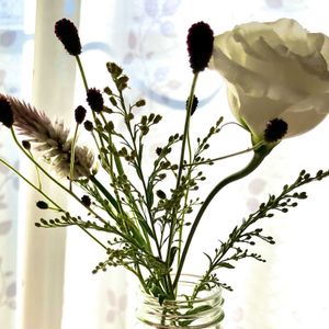 アキノキリンソウ,ケイトウ,トルコキキョウ,ワレモコウ,切り花の画像