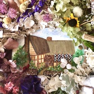 インテリア雑貨,フラワー雑貨,豪雪地,小さな庭の画像