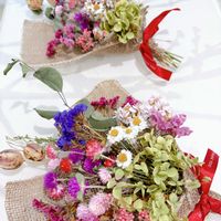 スターチス,ニゲラ,ユーカリ,アナベル,花かんざしの画像