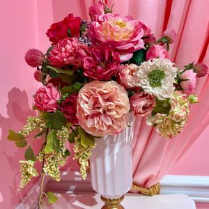 花のある暮らし,造花,GSのみなさんに感謝♡,花が好き,スマホ撮影の画像