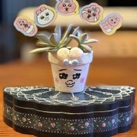 淡雪,アメジストセージ,多肉植物,トールペイント,いちごみるくちゃんに感謝♡の画像