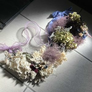 アジサイ,スモークツリー,プラチーナ,ドライフラワー,リースの画像